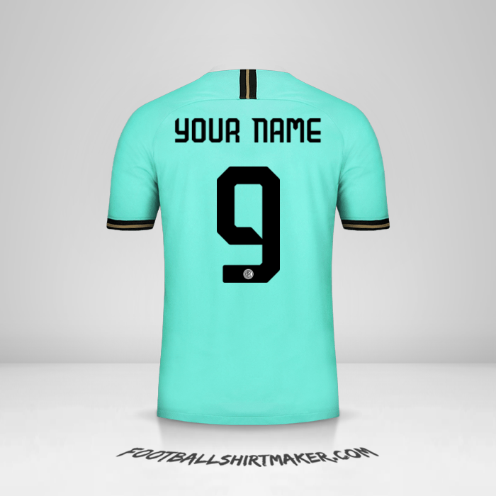 Inter 2019/20 Cup II shirt number 9 your name