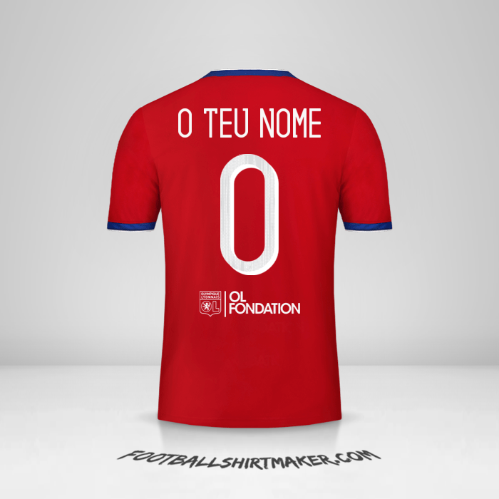 Camisola Olympique Lyon 2019/20 Cup III -  o teu nome - 0