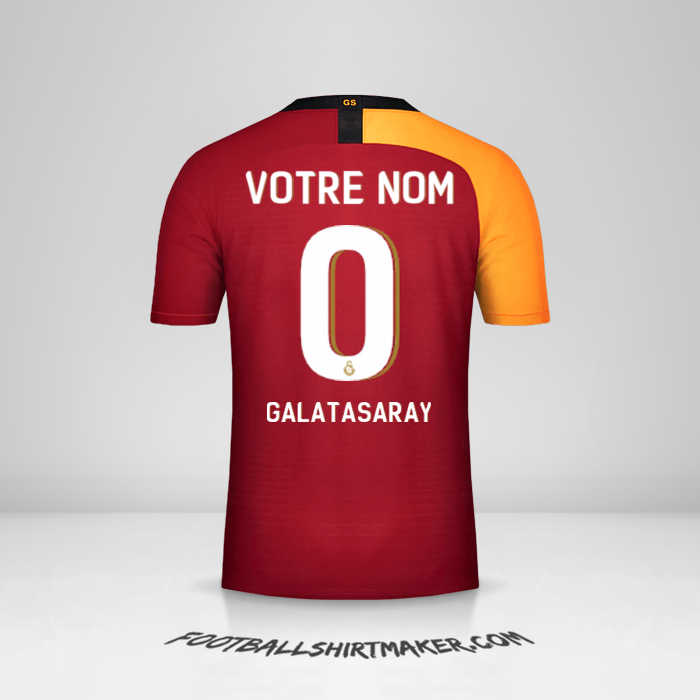 Maillot Galatasaray SK 2019/20 Cup -  votre nom - 0