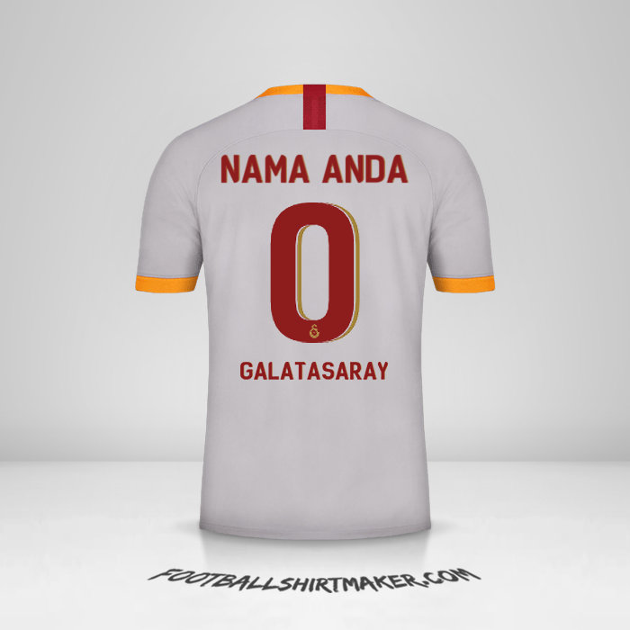 Jersey Galatasaray SK 2019/20 Cup III -  nama anda - 0