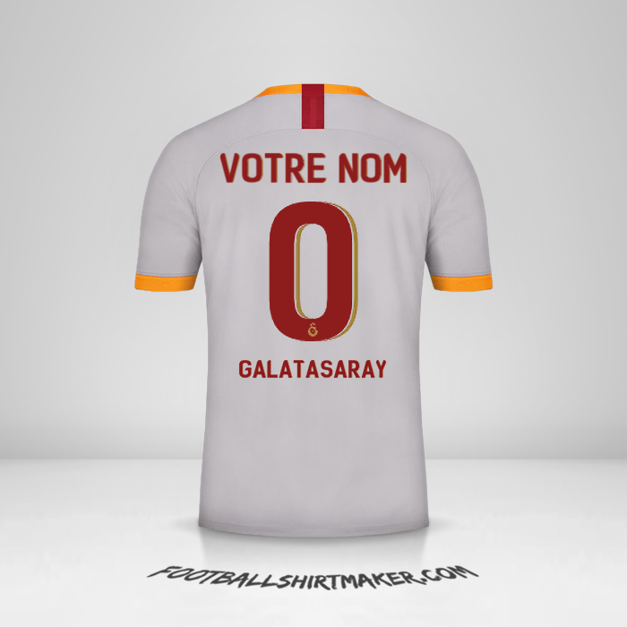 Maillot Galatasaray SK 2019/20 Cup III -  votre nom - 0