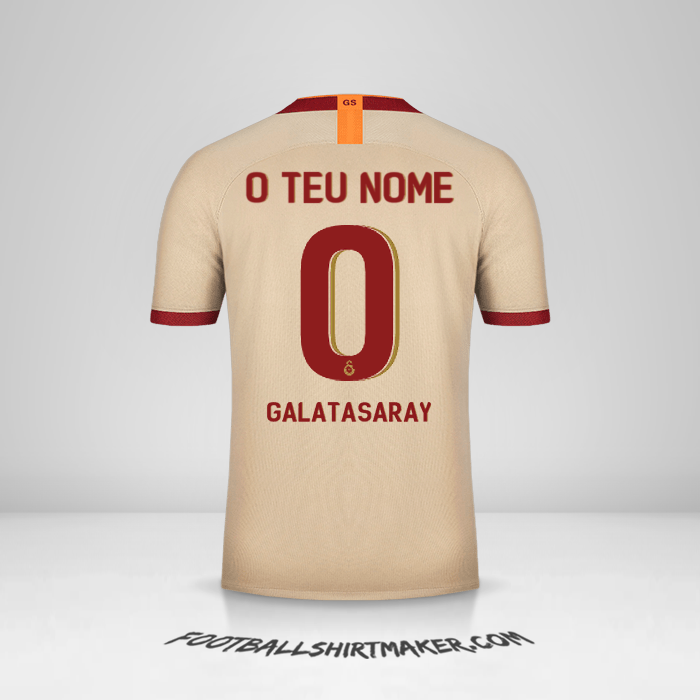 Camisola Galatasaray SK 2019/20 Cup II -  o teu nome - 0