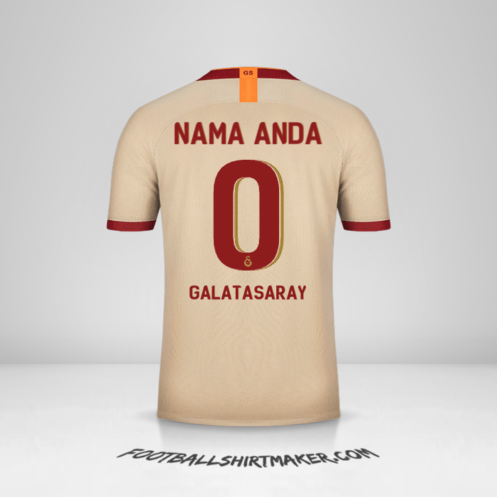 Jersey Galatasaray SK 2019/20 Cup II -  nama anda - 0