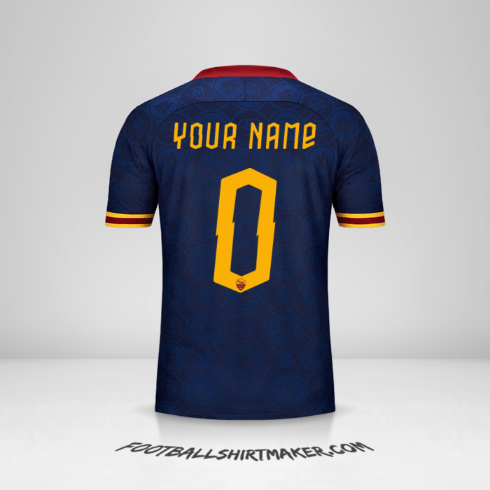 Jersey AS Roma 2019/20 Cup III -  your name - 0