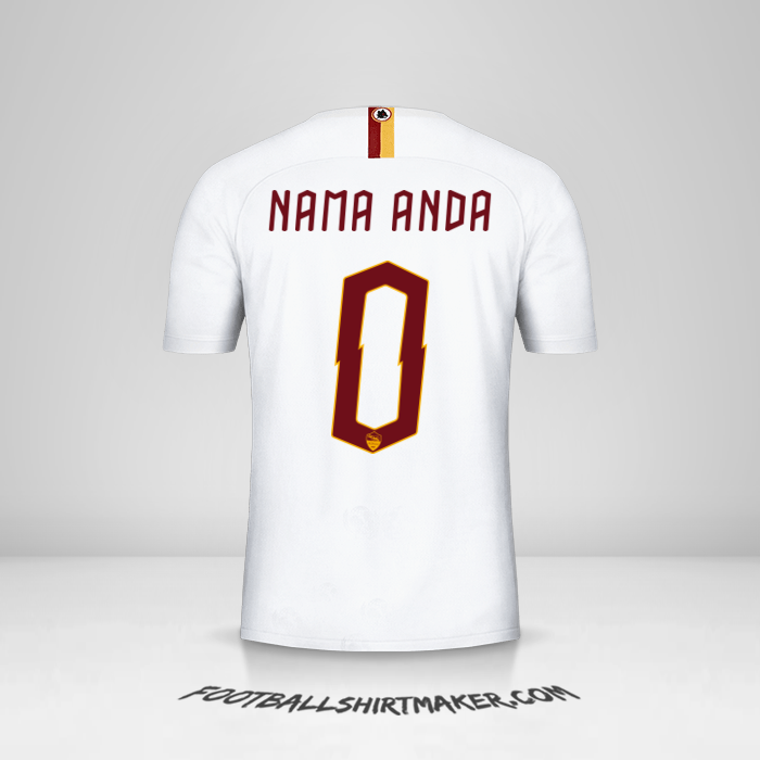 Jersey AS Roma 2019/20 Cup II -  nama anda - 0