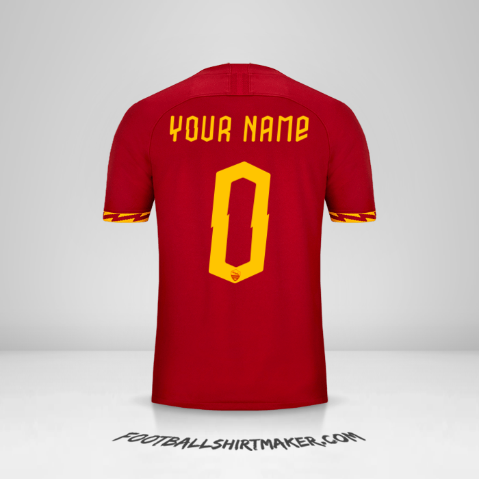 Jersey AS Roma 2019/20 Cup -  your name - 0