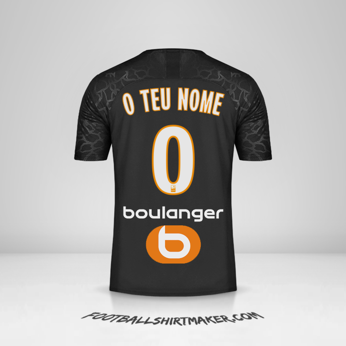 Camisola Olympique de Marseille 2019/20 III -  o teu nome - 0