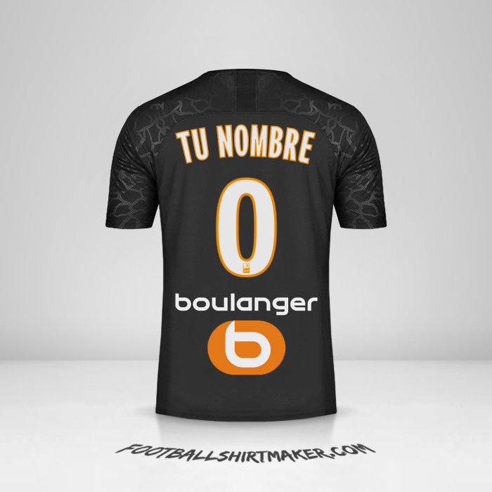 Camiseta Olympique de Marseille 2019/20 III -  tu nombre - 0