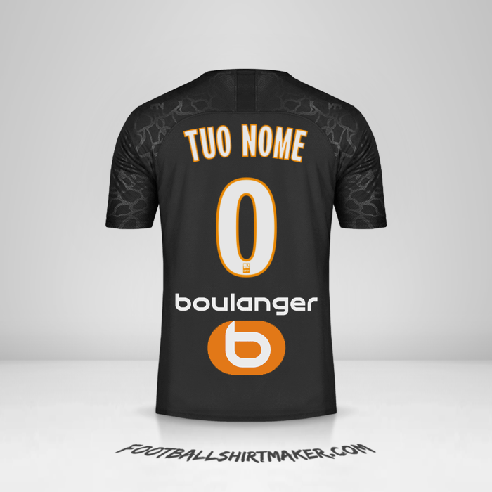 Maglia Olympique de Marseille 2019/20 III -  tuo nome - 0