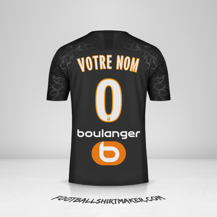 Maillot Olympique de Marseille 2019/20 III -  votre nom - 0