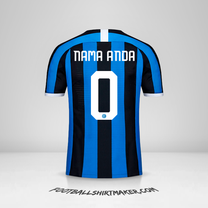 Jersey Inter 2019/20 Cup -  nama anda - 0