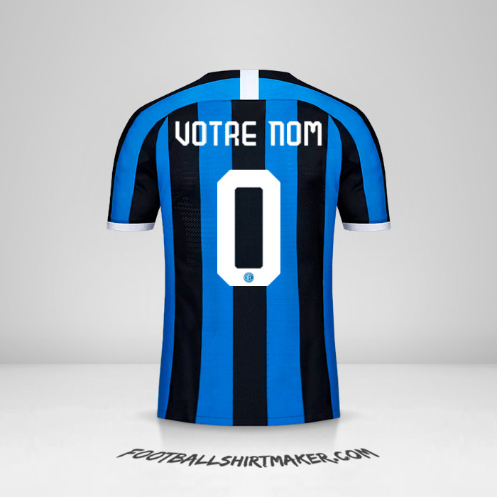 Maillot Inter 2019/20 Cup -  votre nom - 0