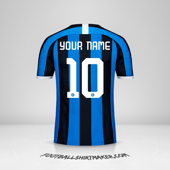 Inter 2019/20 Cup jersey number 10 your name