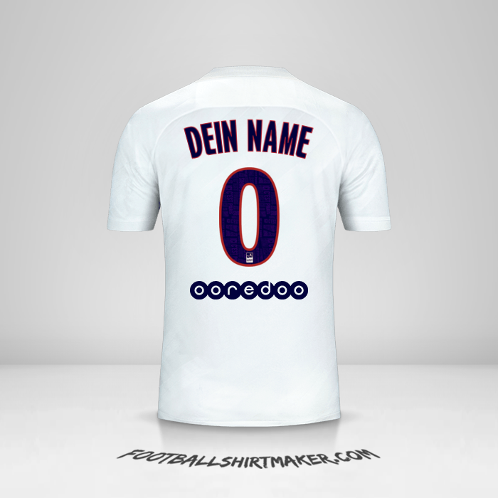 Trikot Paris Saint Germain 2019/20 III -  dein name - 0