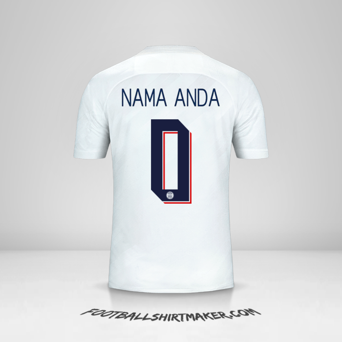 Jersey Paris Saint Germain 2019/20 Cup III -  nama anda - 0