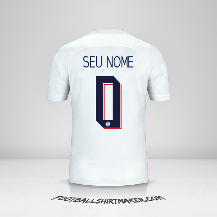 Camisa Paris Saint Germain 2019/20 Cup III -  seu nome - 0