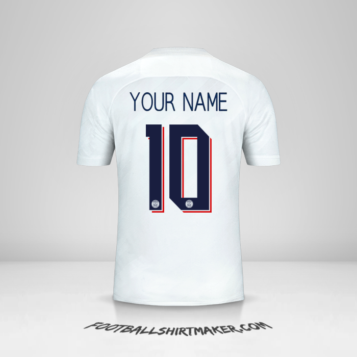 Paris Saint Germain 2019/20 Cup III jersey number 10 your name