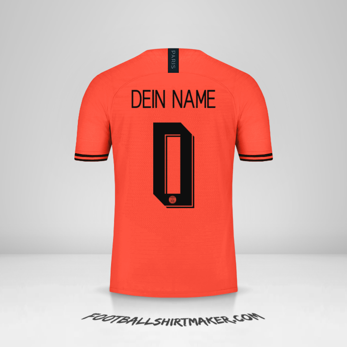 Trikot Paris Saint Germain 2019/20 Cup II -  dein name - 0