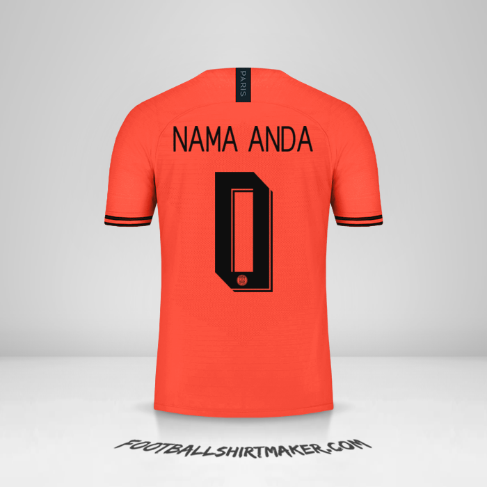 Jersey Paris Saint Germain 2019/20 Cup II -  nama anda - 0