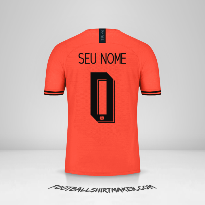 Camisa Paris Saint Germain 2019/20 Cup II -  seu nome - 0