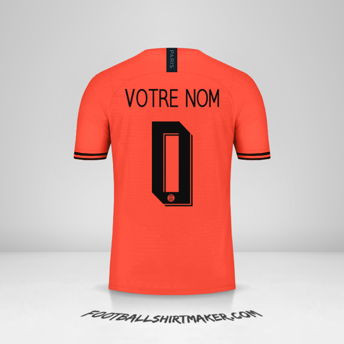 Maillot Paris Saint Germain 2019/20 Cup II -  votre nom - 0