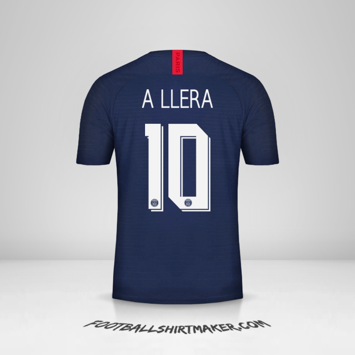 Camiseta Paris Saint Germain 2019/20 Cup -  a llera - 10
