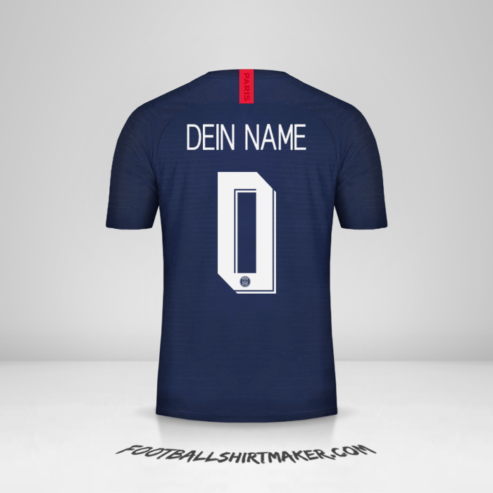 Trikot Paris Saint Germain 2019/20 Cup -  dein name - 0