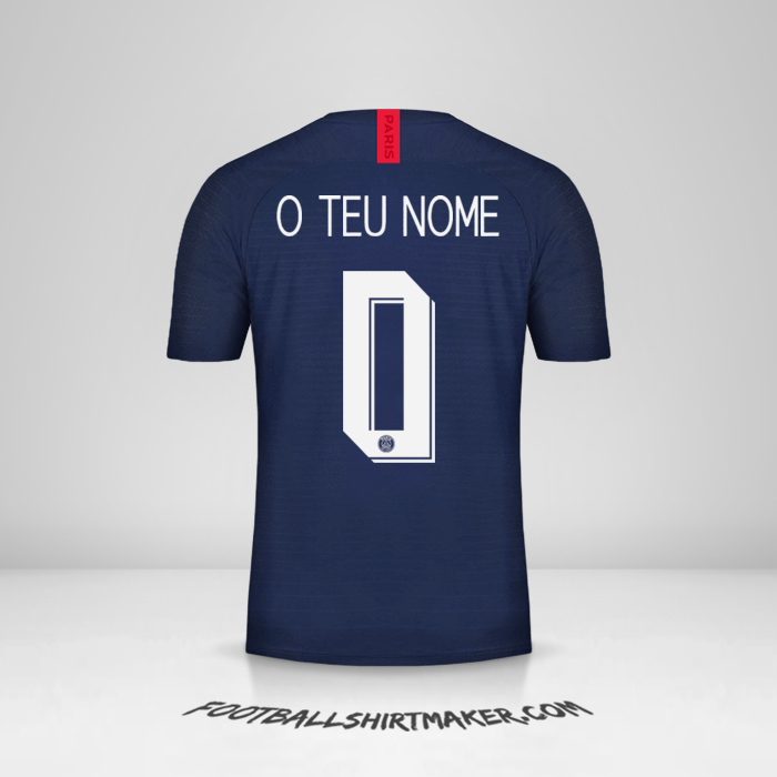 Camisola Paris Saint Germain 2019/20 Cup -  o teu nome - 0