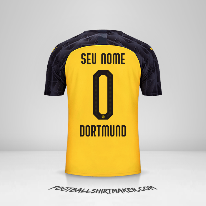 Camisa Borussia Dortmund 2019/20 Cup -  seu nome - 0