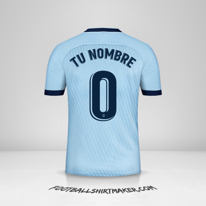 Camiseta Atletico Madrid 2019/20 III -  tu nombre - 0