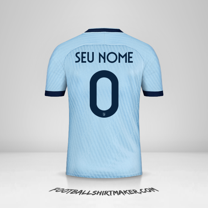 Camisa Atletico Madrid 2019/20 Cup III -  seu nome - 0