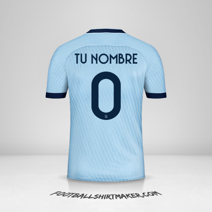 Camiseta Atletico Madrid 2019/20 Cup III -  tu nombre - 0