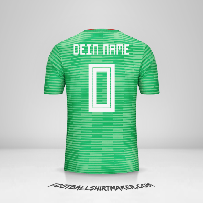 Trikot Algerien 2018 II -  dein name - 0