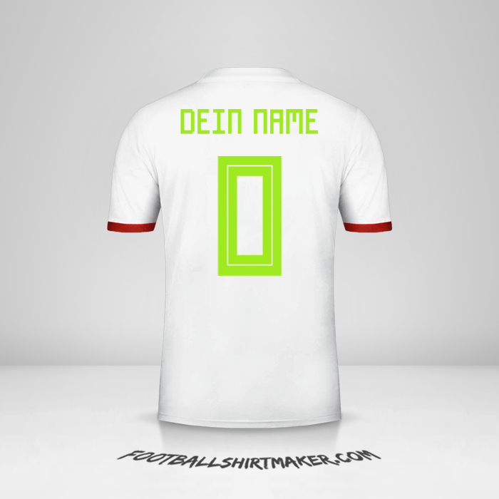 Trikot Algerien 2018 -  dein name - 0