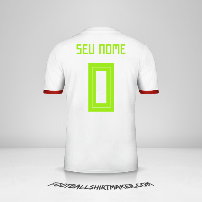 Camisa Argélia 2018 -  seu nome - 0