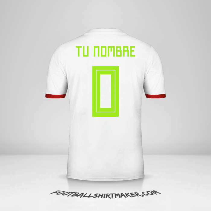 Jersey Argelia 2018 -  tu nombre - 0