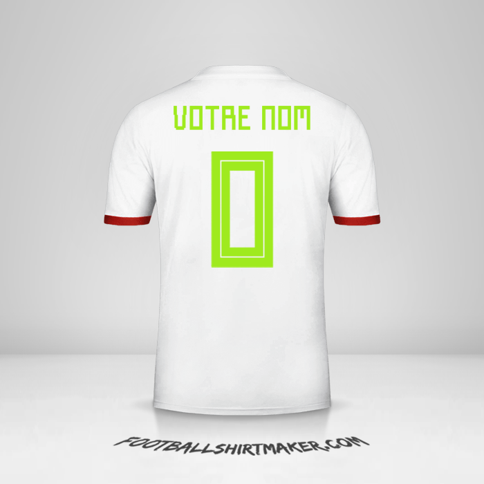 Maillot Algérie 2018 -  votre nom - 0