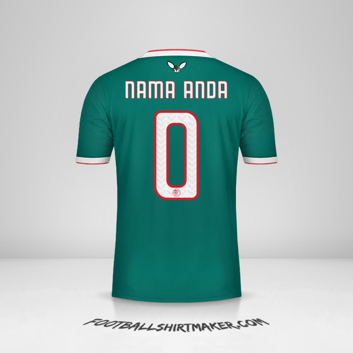 Jersey Aljazair 2019 II -  nama anda - 0