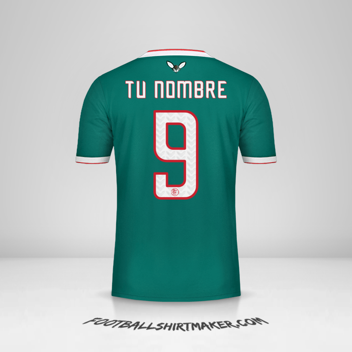 Camiseta Argelia 2019 II número 9 tu nombre