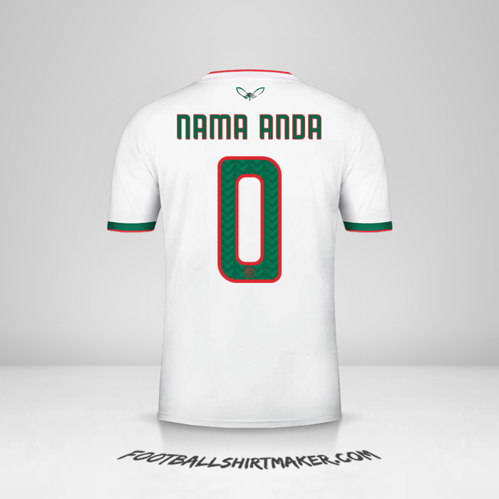 Jersey Aljazair 2019 -  nama anda - 0