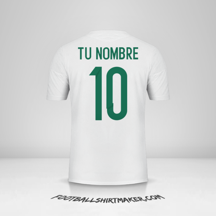 Camiseta Argelia 2015 número 10 tu nombre