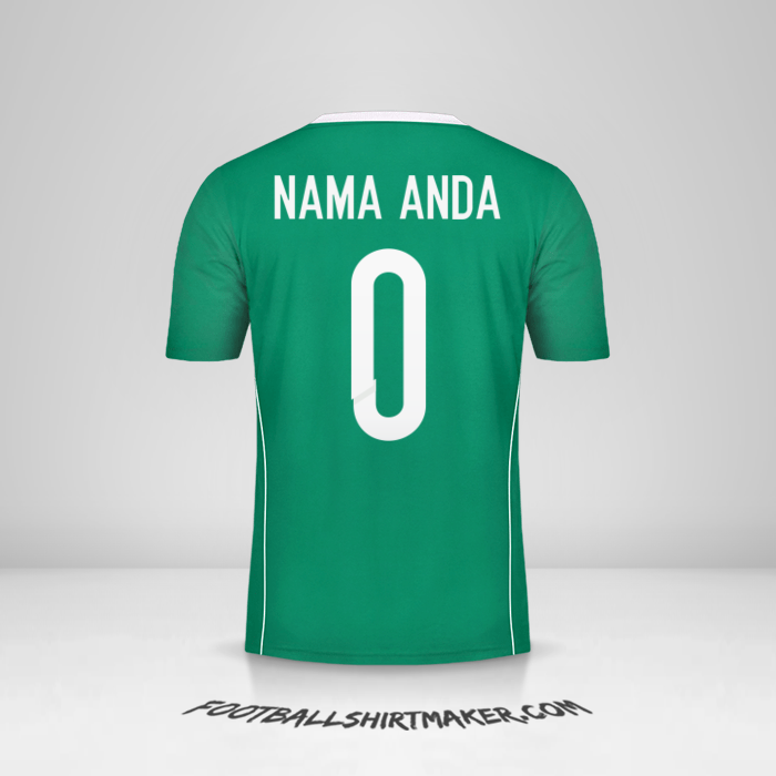 Jersey Aljazair 2015 II -  nama anda - 0