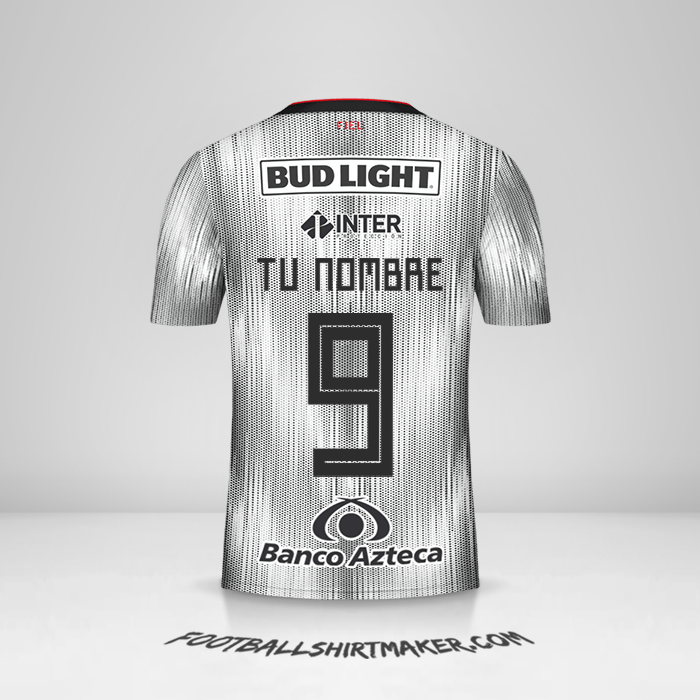 Camiseta Atlas 2019/20 II número 9 tu nombre