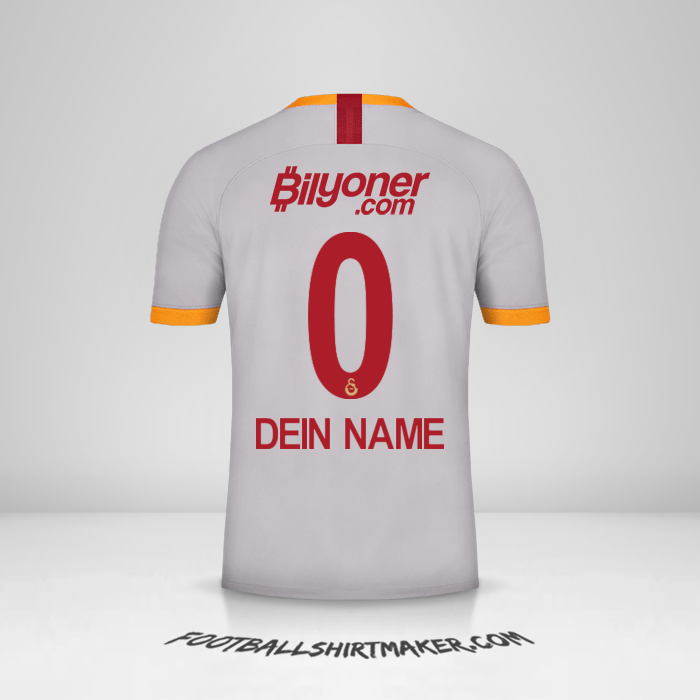 Trikot Galatasaray SK 2019/20 III -  dein name - 0