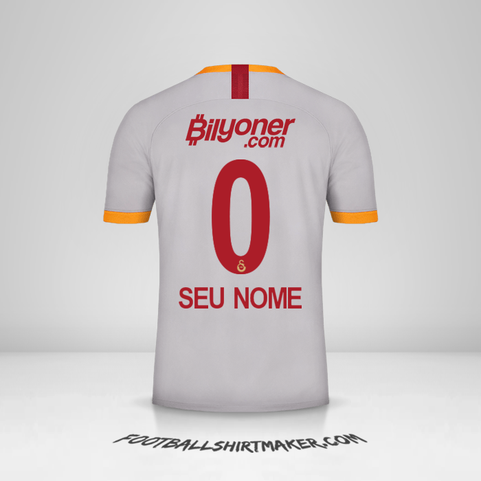 Camisa Galatasaray SK 2019/20 III -  seu nome - 0