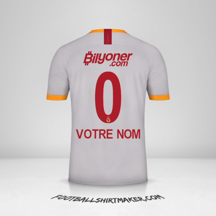 Maillot Galatasaray SK 2019/20 III -  votre nom - 0