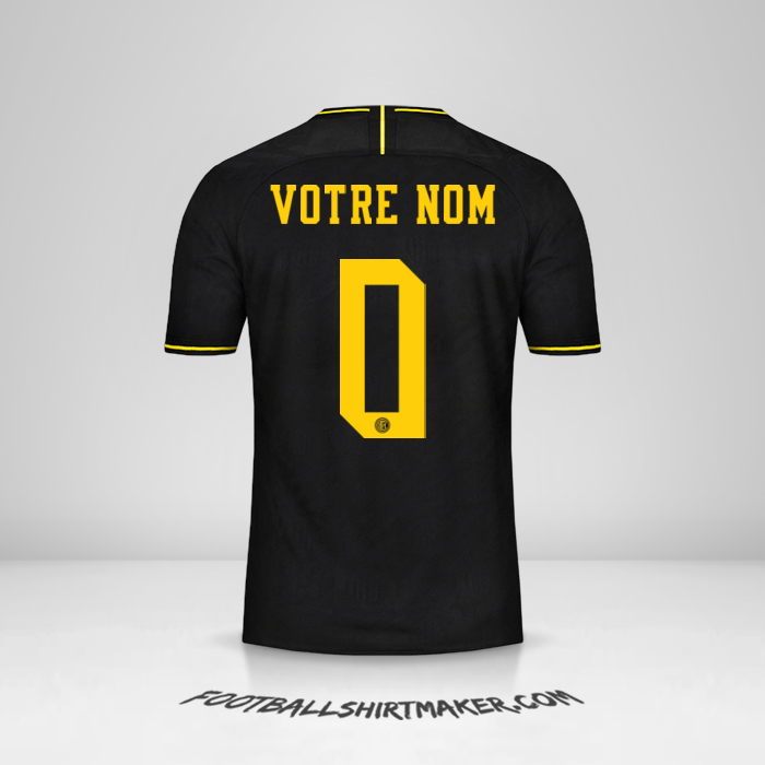 Maillot Inter 2019/20 Cup III -  votre nom - 0