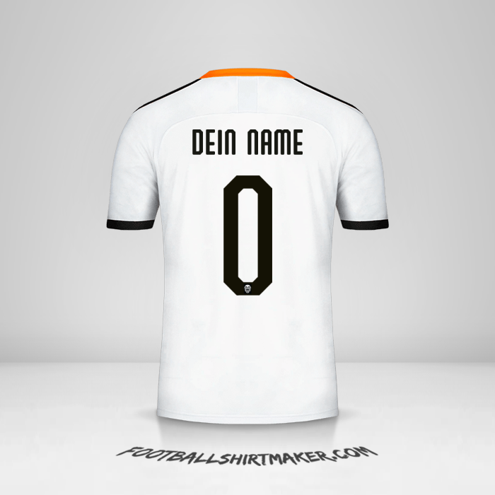 Trikot Valencia CF 2019/20 Cup -  dein name - 0