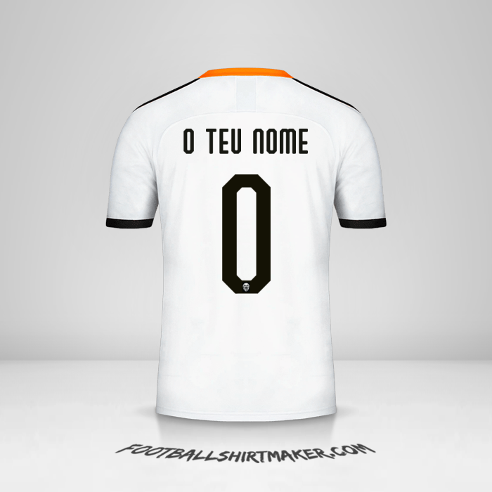 Camisola Valencia CF 2019/20 Cup -  o teu nome - 0