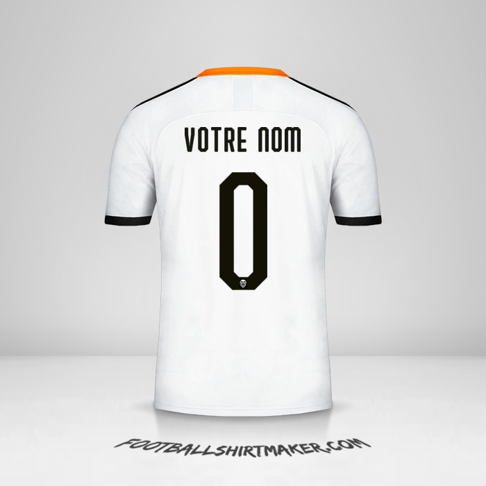 Maillot Valencia CF 2019/20 Cup -  votre nom - 0